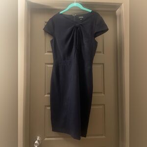 Tahari Size 6 Navy Dress